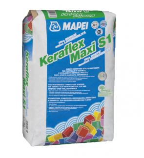 MAPEI Keraflex Maxi S1 elastīga flīžu līme (C2TE S1), pelēka, 20kg